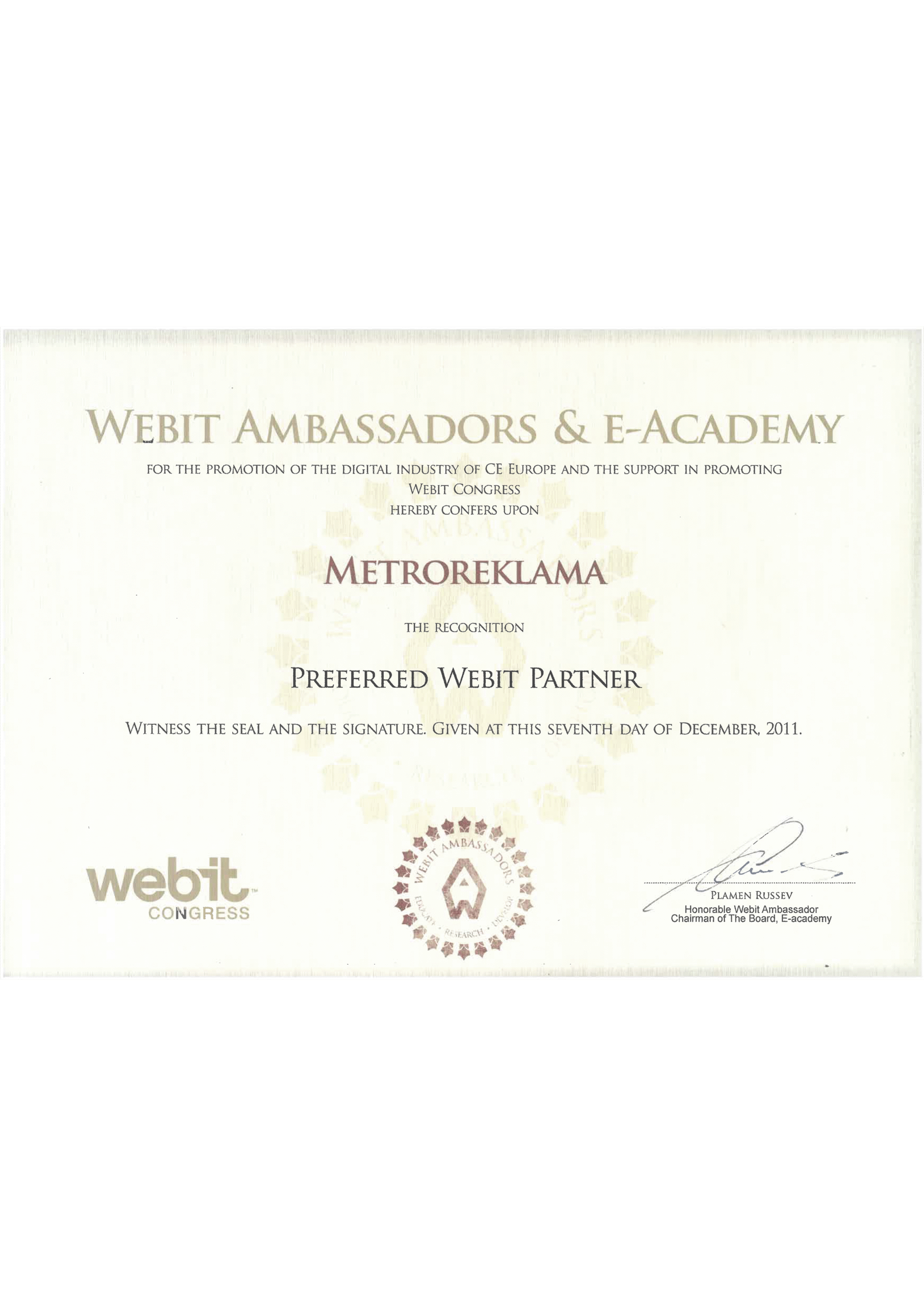 Webit 2011